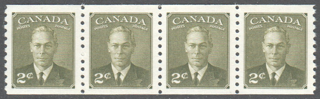 Canada Scott 309 MNH VF Strip - Click Image to Close